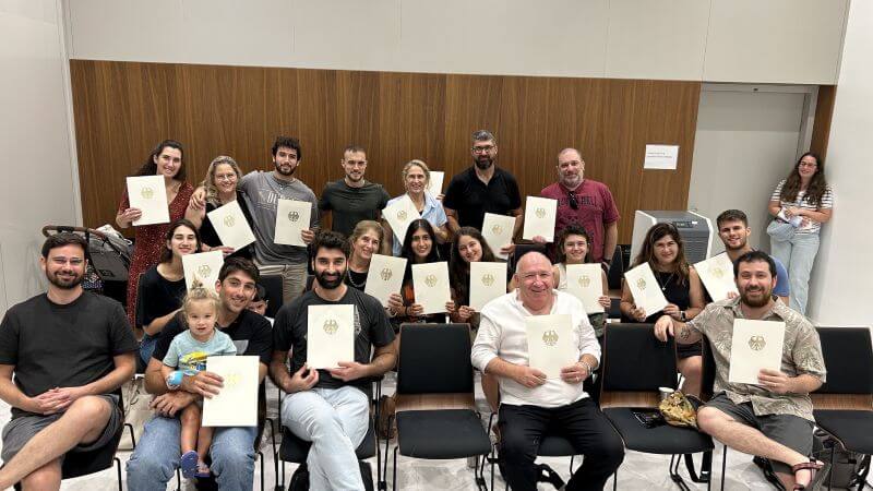 לקוחות המשרד שקיבלו דרכון גרמני לכל המשפחה